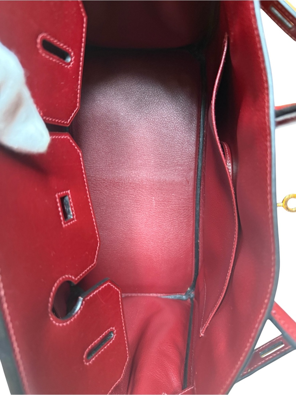 2014 Hermès Birkin 35 – Rouge H Box Calf, Gold-tone Hardware - Picture 7 of 14